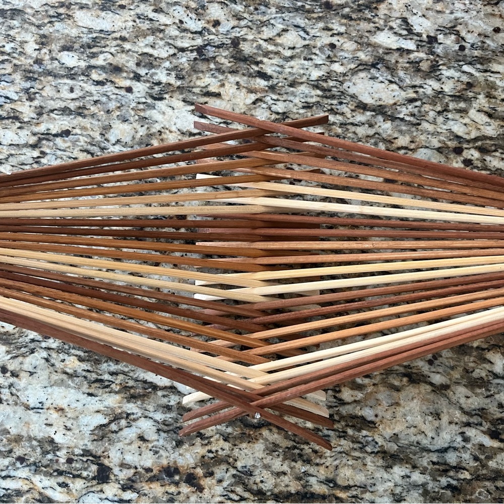 Bamboo foldable tray